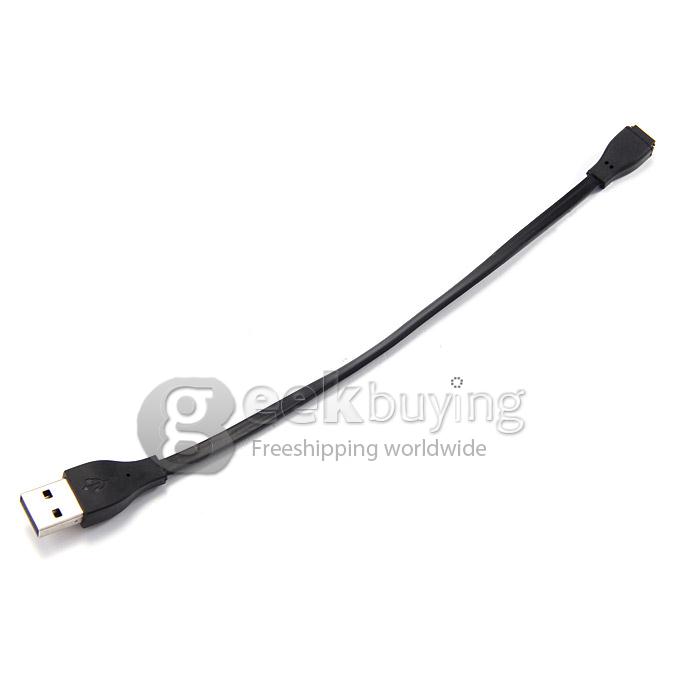 USB Data Replacement Charger Charging Cable for Fitbit Force / Fitbit Flex 2nd Gen Charge - Black