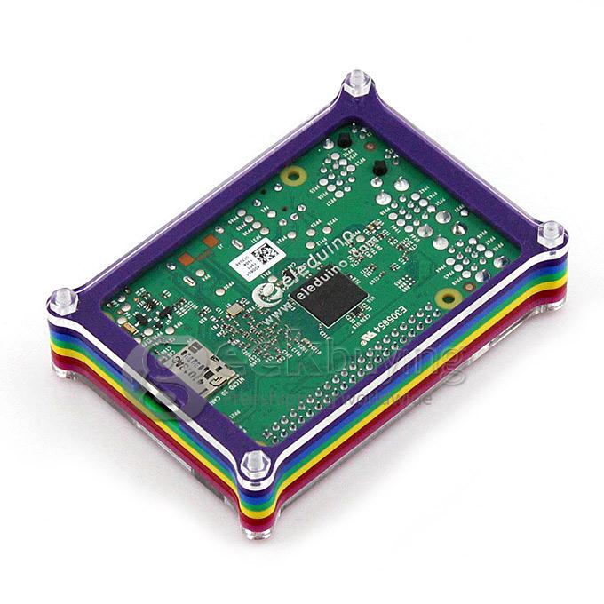 Raspberry Pi 2 Model B Project Board Development Board Linux Mini PC Broadcom BCM2836 ARM Cortex-A7 with Rainbow Case