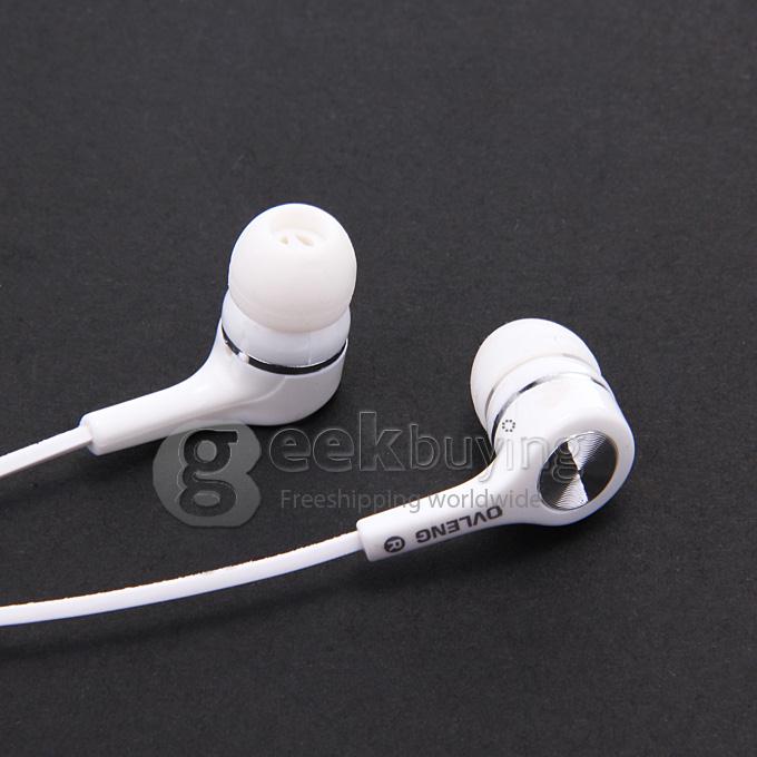 OVLENG IP530 Wired 3.5mm Deek Bass In-ear Headphone Noise Isolating with Mic for iPhone iPad Samsung Smartphone - White