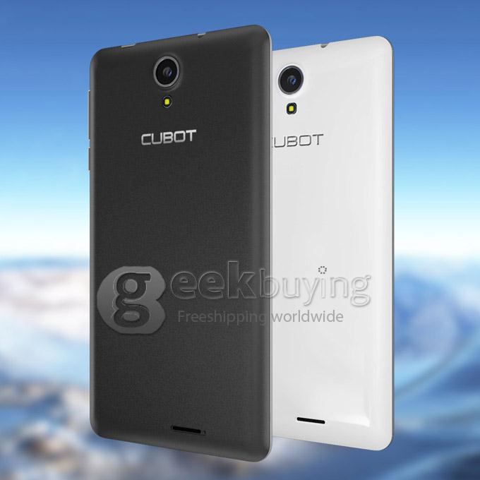CUBOT S350 5.5inch Android 4.4 2GB 16GB MTK6582 Quad Core Smart Phone 1.3GHz 13.0MP 8.0MP Miracast IPS HD Screen - Black