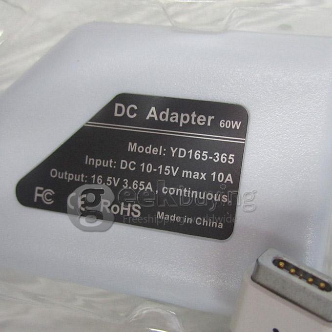Car Charger DC Adapter 60W Power Supply for Apple MAC Mac Book 13