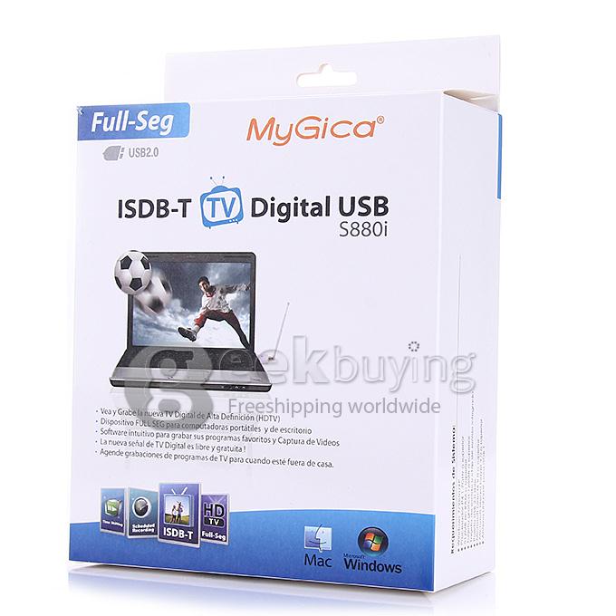 GENIATECH MyGica Mini ISDB-T Full-seg USB TV Stick receiver S880i one seg for iOS / PC TV tuner