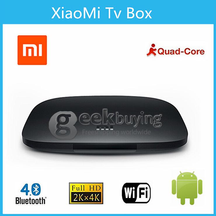 Newest Original XIAOMI Mi Box Enhanced Version 4K Android Media Player Quad Core Amlogic S812 1GB RAM 2.0GHz 2.4G/5G AC WiFi Bluetooth - Black