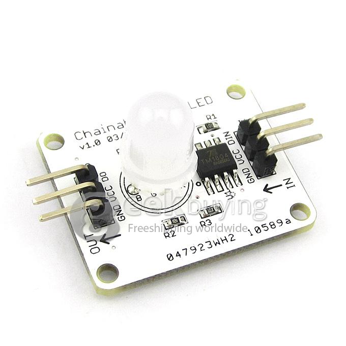 Arduino Electronic Cascadable DIY Full Color RGB Highlighted Mist LED Module Compatible with RPi / STM32