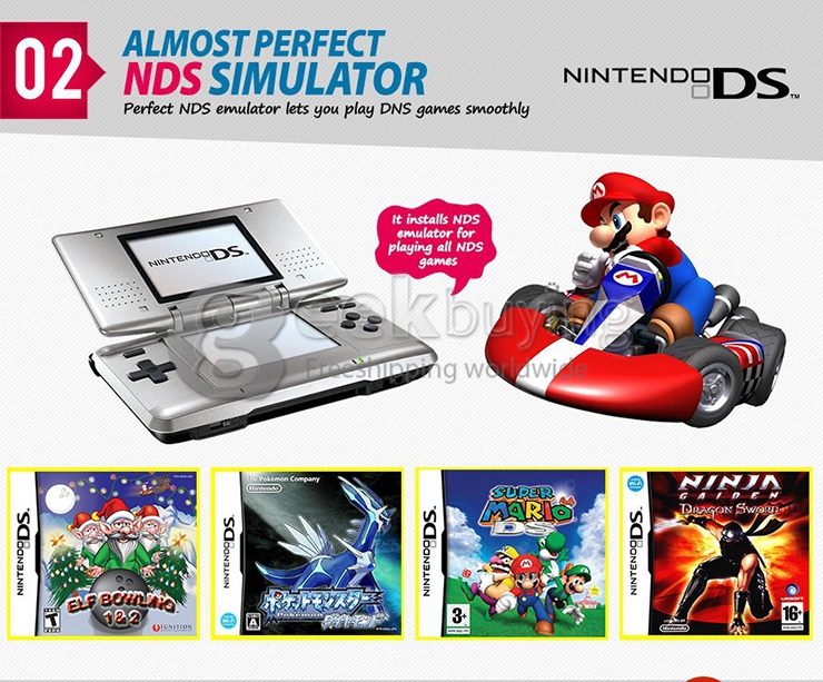 GPD Q88+ 7 inch Android 4.4 Gamepad Quad-core 1.6GHz IPS Screen 1GB/8GB Handheld Game Console Portable Game Tablet PC - Black