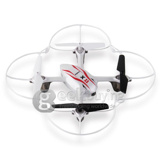 Syma X11 2.4G RC 4CH 6 Axis Gyro Quadcopter with 200mAh Battery 360 Degree Rotation - White