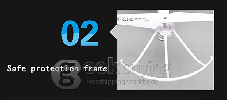 Syma X5SC-1 EXPLORERS 2 Quadcopter Headless Mode 2.0MP HD Camera 2.4G 6 Axis Gyro 3D Flip RC RTF with 4GB TF Card - White