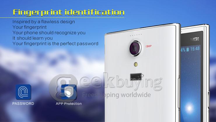 KINGZONE N3 Plus 5.0Inch 64Bit 4G LTE MTK6732 Quad Core 1.5GHz Android 4.4 2GB 16GB Smartphone 13.0MP IPS HD - White