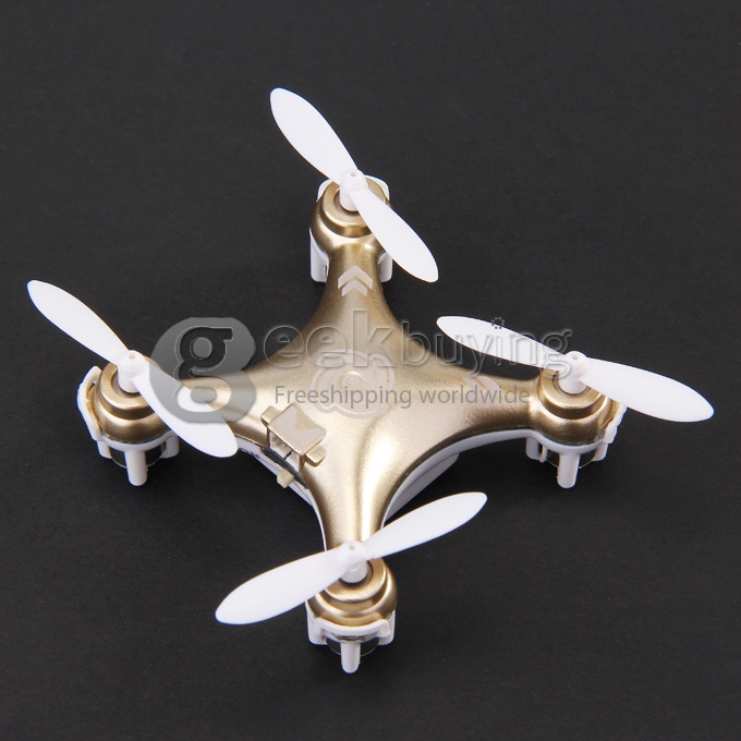 Cheerson CX-10A Nano Quadcopter with Headless Mode CX10A Quadcopter RTF - Gold