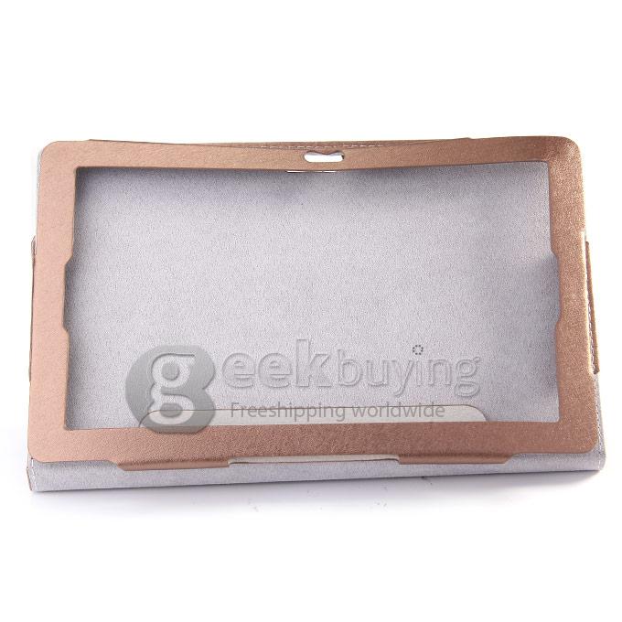 Special Holster Leather Cover Case for 11.6 Inch Onda V116w Tablet PC - Rose Golden
