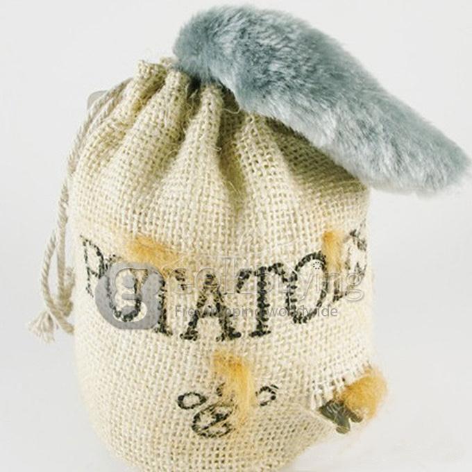 April Fool's Day Fun Made Funny Toy Cat Voice Sounds Bag - Bag Tail Color Random