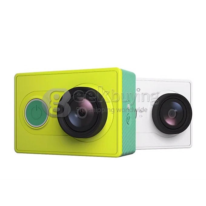 Original Xiaomi Yi Xiaoyi Action Camera with Kingma Waterproof Case - Green (Basic)