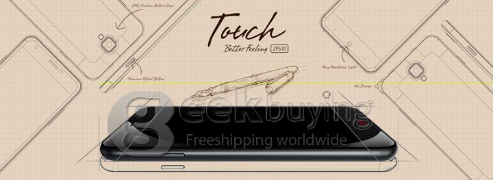ZOPO ZP530 5.0inch 64-bit 4G LTE MTK6732 Quad Core 1.5GHz Android Phone 1GB 8GB 8.0MP IPS HD Screen Smartphone - Golden