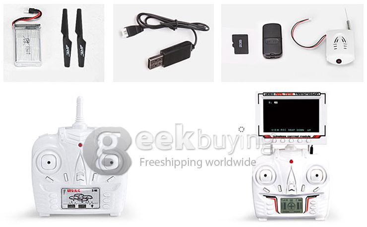 JJRC H9D 2.4G 4CH 6 Axis Gyro RC Quadcopter - Gold