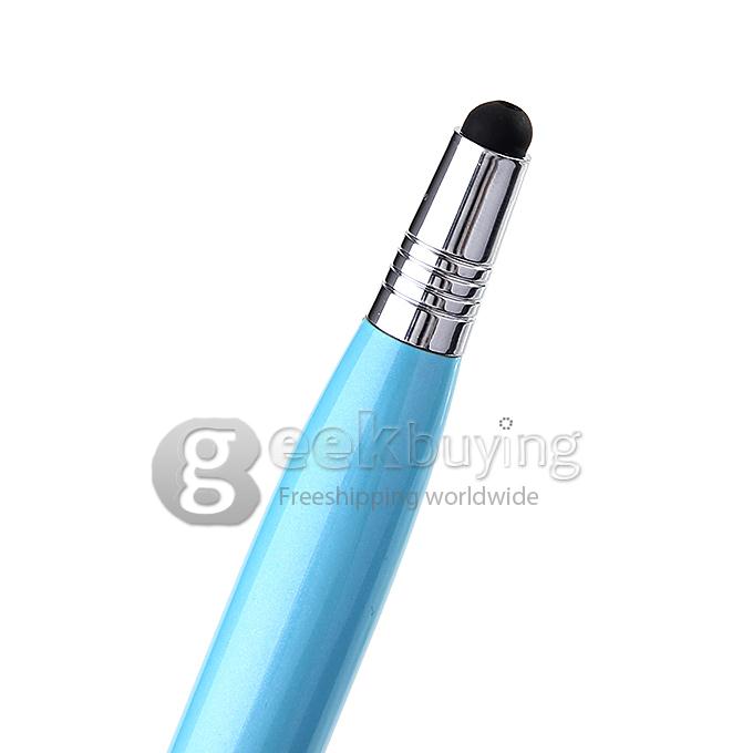 32GB USB 2.0 6 in 1 Multifunctional Capacitive Pen with Floodlight And Laser Light - Blue