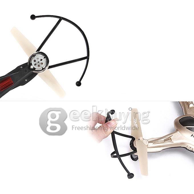 JJRC H9D 2.4G 4CH 6 Axis Gyro RC Quadcopter with 2.0MP Camera - Gold