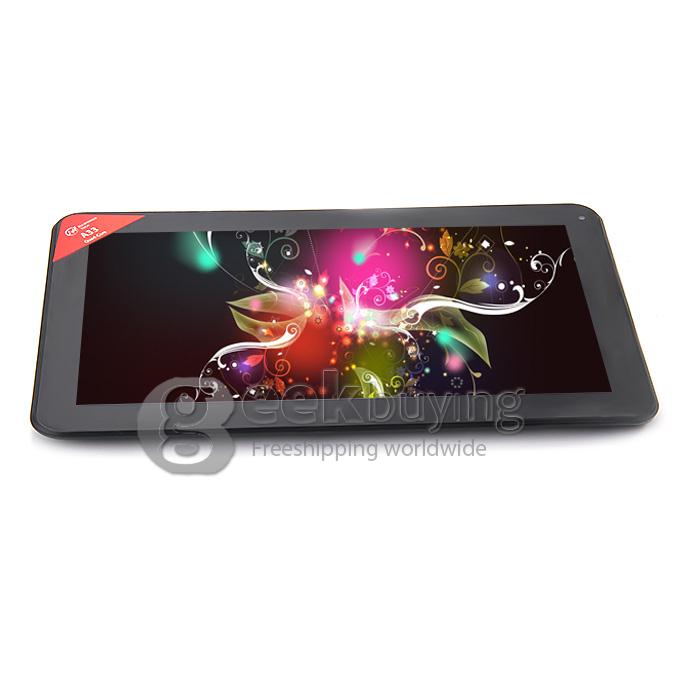 V11 10.1 Inch Android 4.4 OS Allwinner A33 Quad Core 1.5GHZ 1G/8G BT WIFI Dual Cameras with Flash Tablet PC - Black