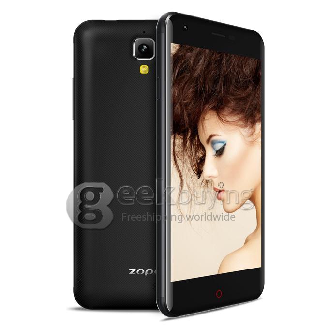 ZOPO ZP530 5.0inch 64-bit 4G LTE MTK6732 Quad Core 1.5GHz Android Phone 1GB 8GB 8.0MP IPS HD Screen Smartphone - Black