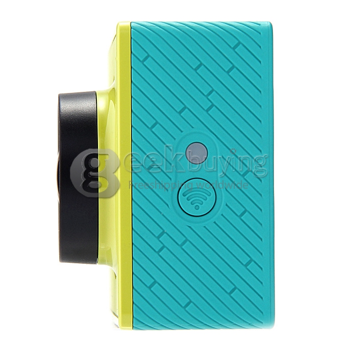 Xiaomi Yi Xiaoyi Action Camera Bundle Deal with Kingma Waterproof Case+ Spare Battery + Dual Charger + Lens Cap + Tripod Adapter - Green (Basic)