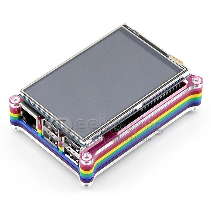 Raspberry Pi 2 Model B Project Board Development Board Linux Mini PC Broadcom BCM2836 ARM Cortex-A7 with Rainbow Case