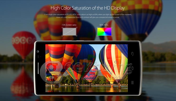 THL 5000T 5.0inch Android 4.4 Phone 5000mAh Fast Charge 13MP MTK6592M Octa Core 1.4GHz 1GB 8GB IPS HD OTG - Black