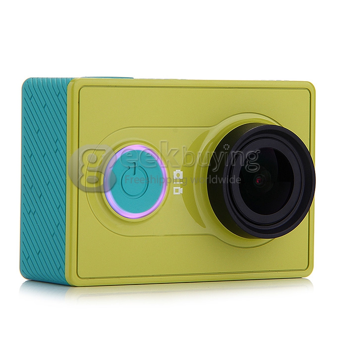 Original Xiaomi Yi Xiaoyi Action Camera with Kingma Waterproof Case - Green (Basic)