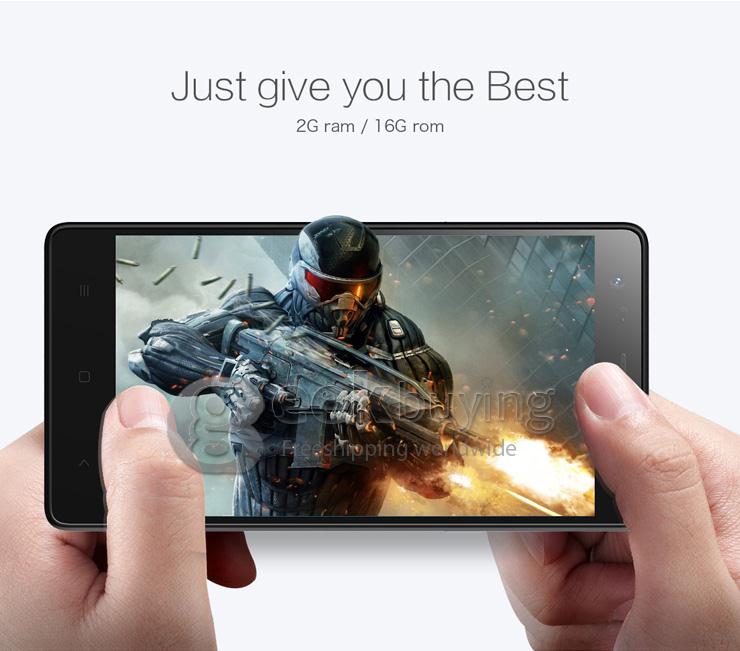 Mlais M52 Red Note 64 Bit 4G LTE 5.5inch MTK6752 Octa Core 1.7 GHz Android 5.0 2GB 16GB Smartphone 13.0MP HD OTG - Black