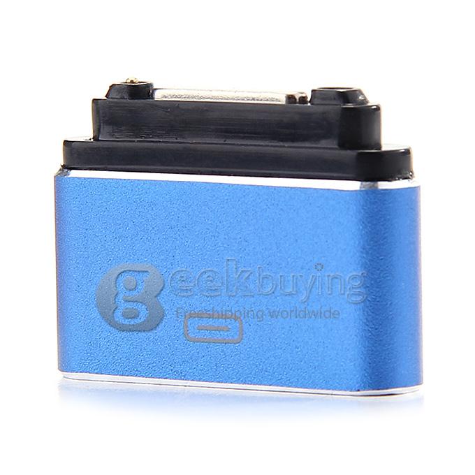 New Aluminum Micro USB Cable To Magnetic Charger Adapter Converter For Sony Xperia - Blue