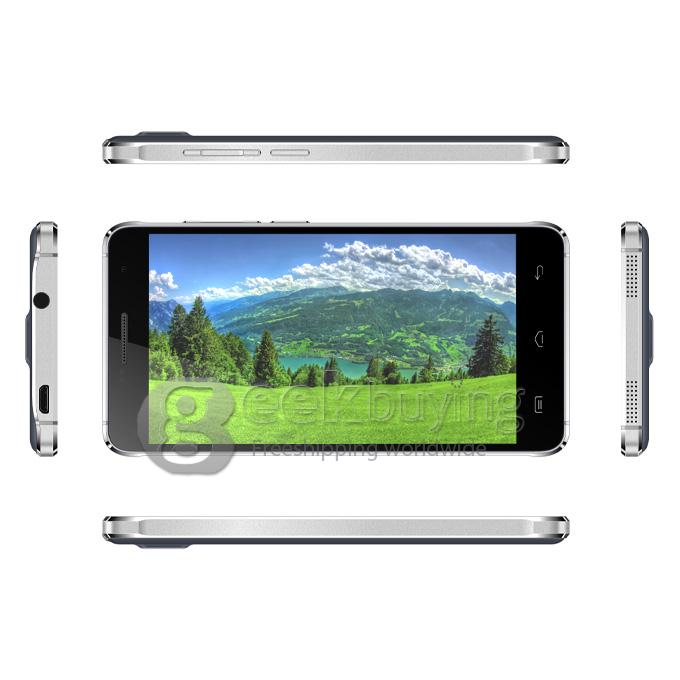 DOOGEE DG750 IRON BONE 4.7 Inch Android 4.4 Smartphone MTK6592 Octa Core 1GB RAM 8GB ROM 8.0MP 3G/GPS - Black