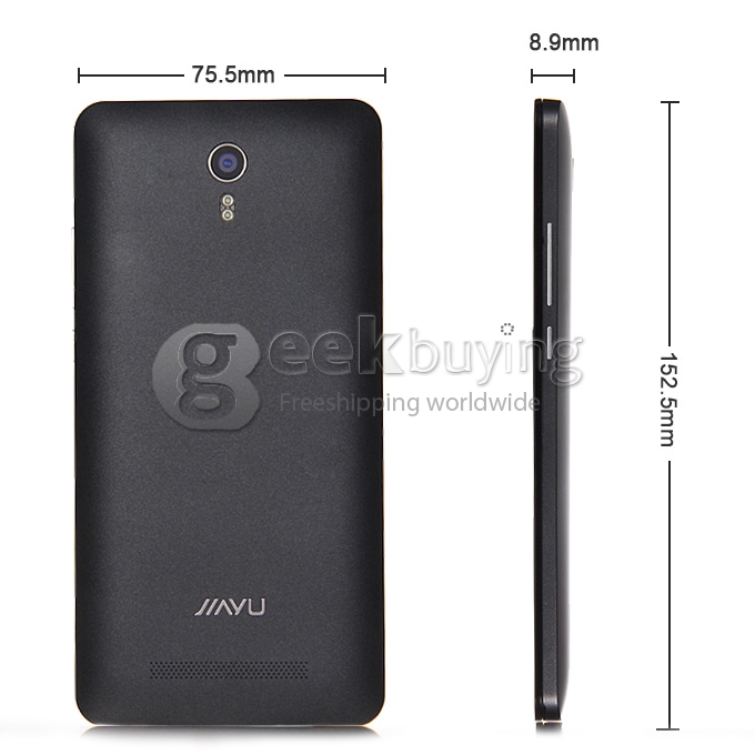 Jiayu S3+ S3 Plus 5.5' FHD Android 5.1 3GB 16GB Smartphone 4G LTE MTK6753 Octa Core 1.3 GHz 13.0MP NFC OTG - Black