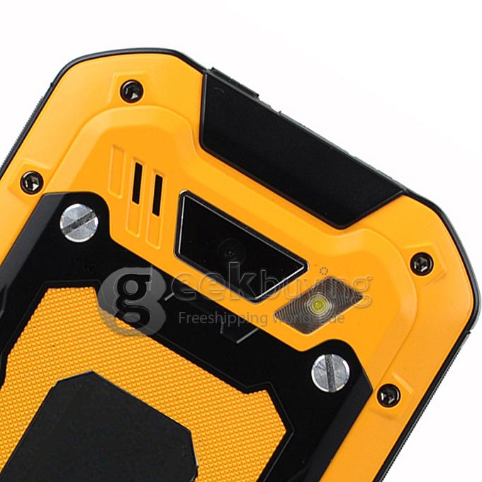 iMAN i5800 IP67 MTK6582 Quad Core 1.3GHz Smartphone 4.5inch Android 4.4 1GB 8GB 8MP 2MP 3G NFC OTG - Yellow