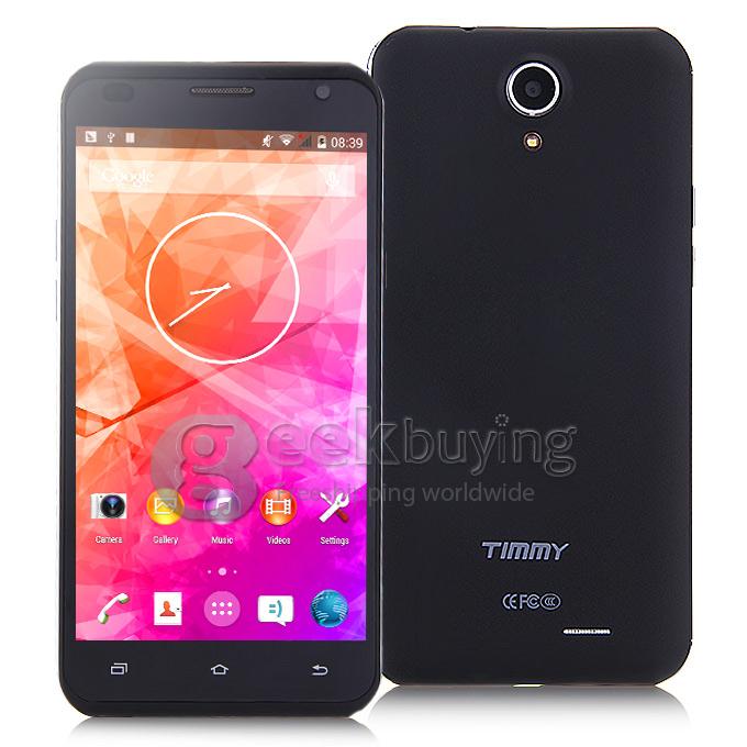 TIMMY E86 5.5inch IPS HD MTK6582 Quad Core 1.3GHz Android 4.4 Smartphone 1GB RAM 8GB ROM 3G GPS - Black