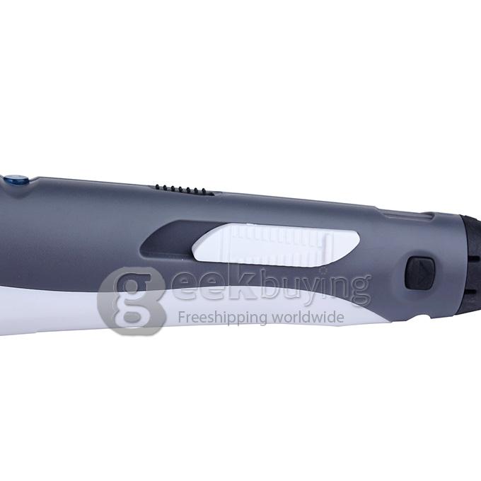 3D Stereoscopic Printing Pen Gen 1st 0.4mm Nozzle for 3D Drawing Doodling with ABS Filament Material - Grey
