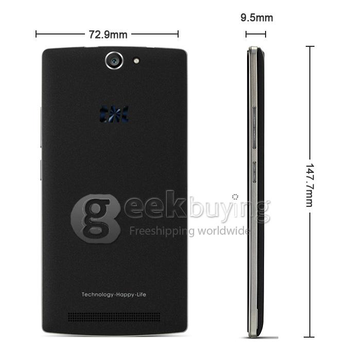 THL 5000T 5.0inch Android 4.4 Phone 5000mAh Fast Charge 13MP MTK6592M Octa Core 1.4GHz 1GB 8GB IPS HD OTG - Black