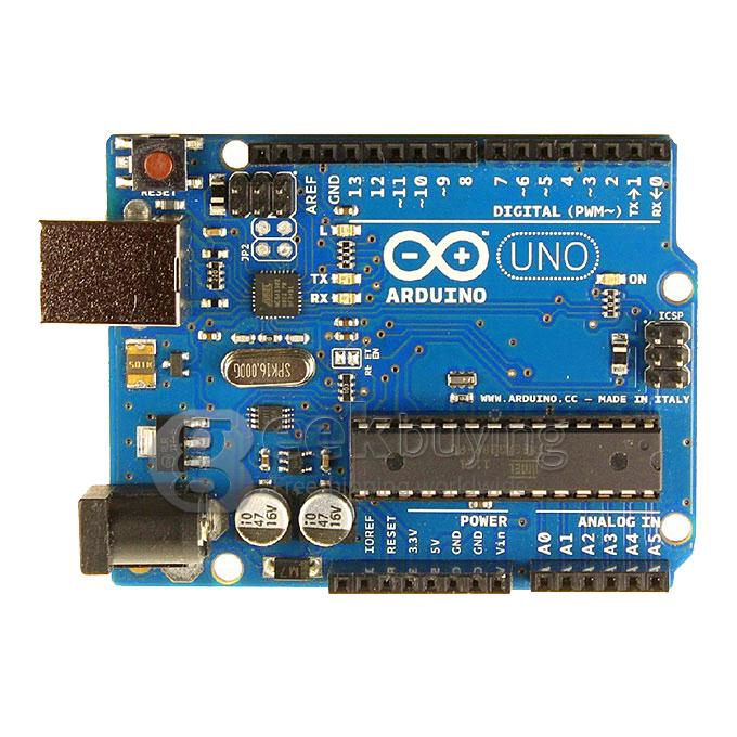 UNO R3 Development Board Microcontroller MEGA328P ATMEGA16U2 Compat for Arduino - Blue + Black