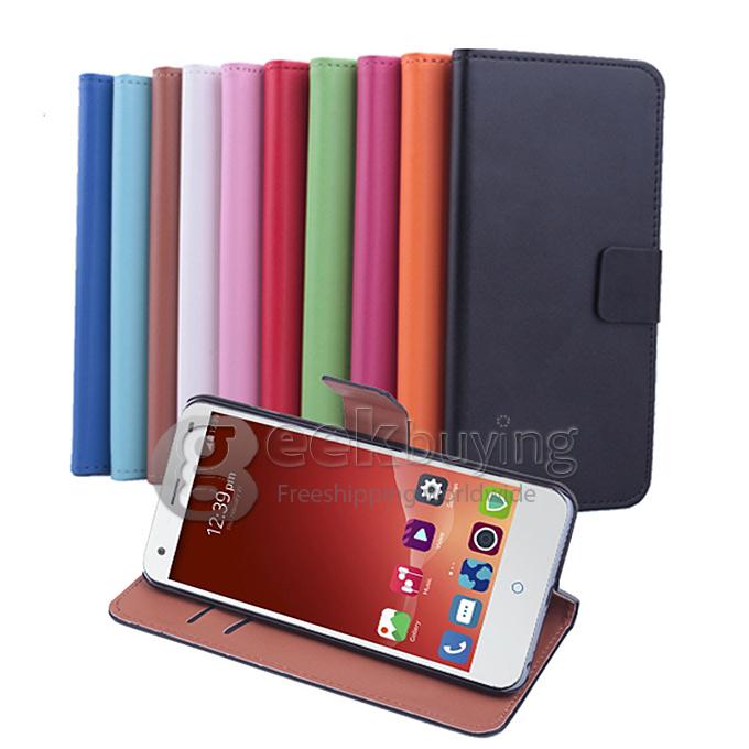 Protective PU Leather Case Hard Case Cover with for ZTE Blade S6 Q7 5.5inch - Orange