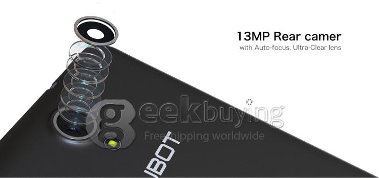 CUBOT S350 5.5inch Android 4.4 2GB 16GB MTK6582 Quad Core Smart Phone 1.3GHz 13.0MP 8.0MP Miracast IPS HD Screen - Black