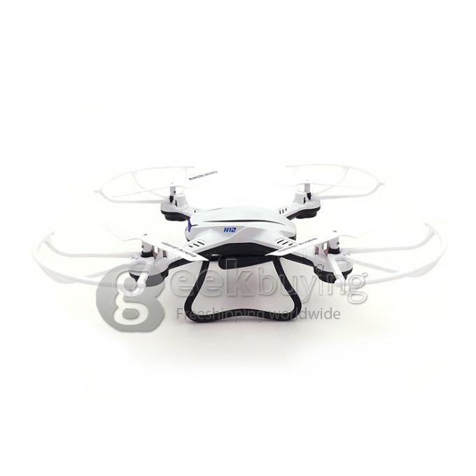 JJRC H12C Headless Mode 2.4GHz 4CH RC Quadcopter 6 Axis Gyroscope 360 Degree Stumbling RTF UFO without Camera - White