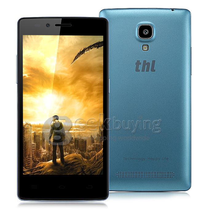 THL T12 4.5 Inch HD Screen Android 4.4 Smartphone MTK6592M Octa Core 1.4GHz 1GB RAM 8GB ROM 8.0MP 3G/GPS - Blue