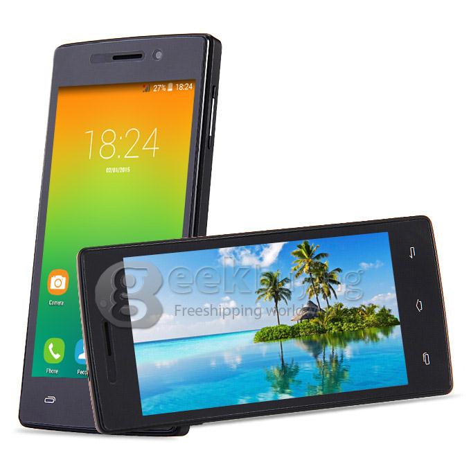 OUKITEL Original One 4.5 inch IPS MTK6582 Quad Core Android 4.4 Smartphone 512MB RAM 4GB ROM 5.0 MP GPS WIFI - Black