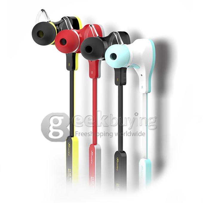 Roman S370 Bluetooth 4.1 Wireless Handsfree Sports Headphone with Volume Control for Smart Phone Tablet PC - Red