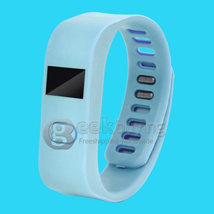 M9 Bluetooth 4.0 Smart Bracelet Waterproof Watch Sports Wristwatch Sedentary Reminder For Android iOS - Blue