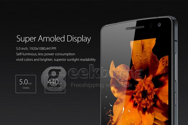 THL 2015 64Bit 4G LTE 5.0 Inch FHD 1920x1080 Smartphone MTK6752 Octa Core 1.7 GHz Android 4.4 2GB RAM 16GB ROM - Black