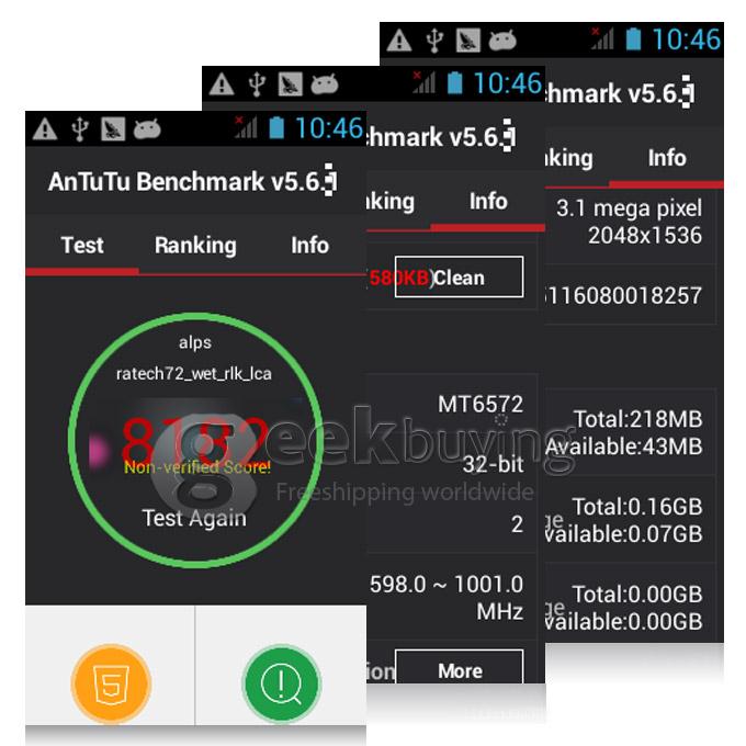 J5 IP54 waterproof Smartphone MTK6572W Dual Core 1.2Ghz 2.4 Inch Android4.2.2 OS 2.0MP 3G/WIFI - Black