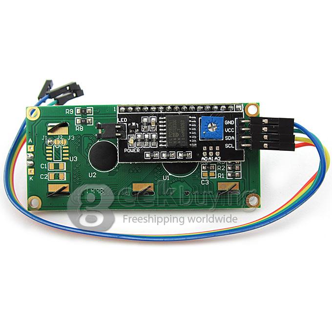 I2C / IIC LCD 1602 ARM Yellow-Green Display Module for Arduino / Raspberry Pi / AVR / ARM