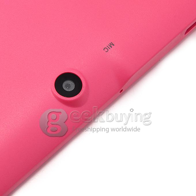 Q88 Plus 7 inch ALLWINNER A33 Quad Core 1.5GHZ 512MB/4G Dual Cameras WIFI BT Tablet PC - Pink
