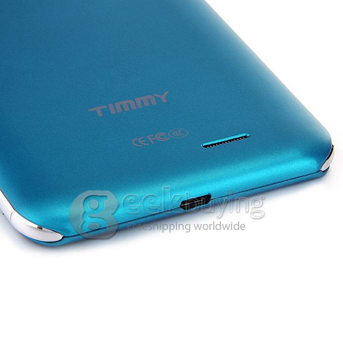 TIMMY E86 5.5inch IPS HD MTK6582 Quad Core 1.3GHz Android 4.4 Smartphone RAM 8GB ROM 3G GPS - Blue