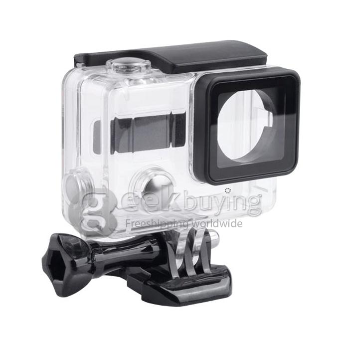 Dazzne DZ-307 Replacement Waterproof Housing Case for GoPro Hero 3+/4
