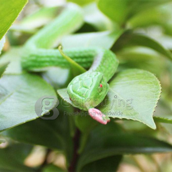 April Fool's Day 1.25 Meters High Simulation Toy Snake - Green