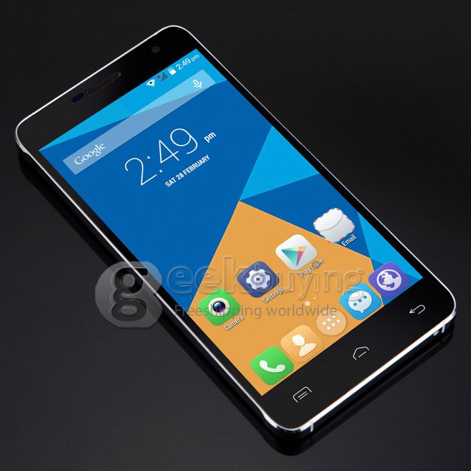 DOOGEE DG750 IRON BONE 4.7 Inch Android 4.4 Smartphone MTK6592 Octa Core 1GB RAM 8GB ROM 8.0MP 3G/GPS - Black